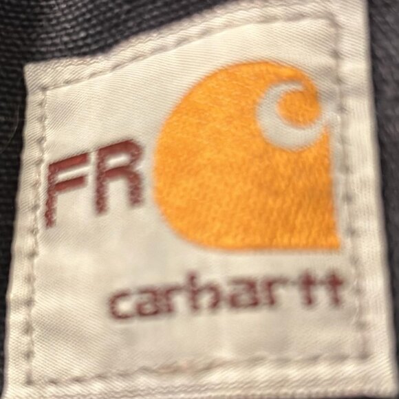 Carhartt FR Duck Hood Hat Quilt Lined Snap On Flame Resist Insulated - Picture 4 of 4